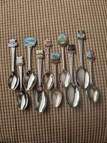 Souvenir tea spoons from - tea,