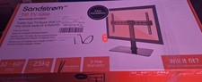 Sandstrom Tilt TV Stand Base for 32–60” Screens – Universal Tabletop Mount