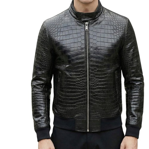 Men black real - black, leather