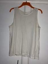 Men’s large cream vest top