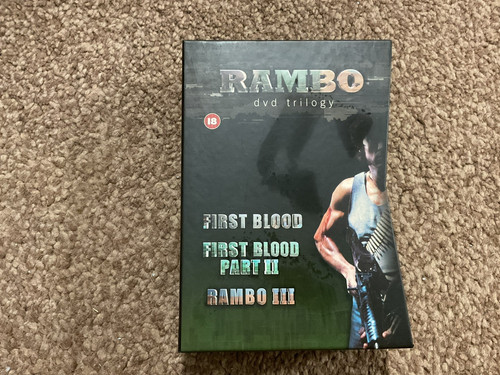 Rambo trilogy dvd box set - rambo,