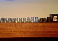 Antique Silver Plated Thimbles - Dorcas, Dreema, Charles Horner, HG & S C1900