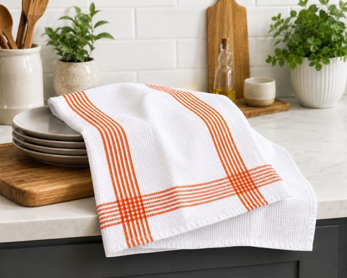 100 cotton waffle tea - 100%,