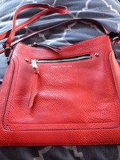 Fiorelli Red Faux Leather Shoulder/Crossbody Bag Excellent Condition