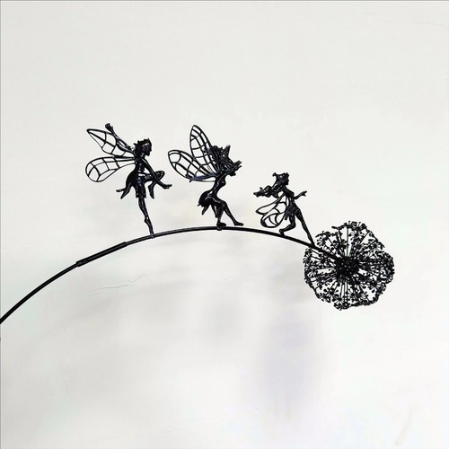 Metal fairy dandelion - metal,
