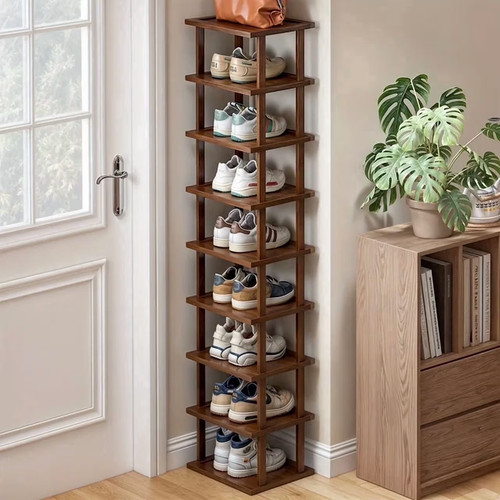 Tier bamboo vertical shoe - bamboo,