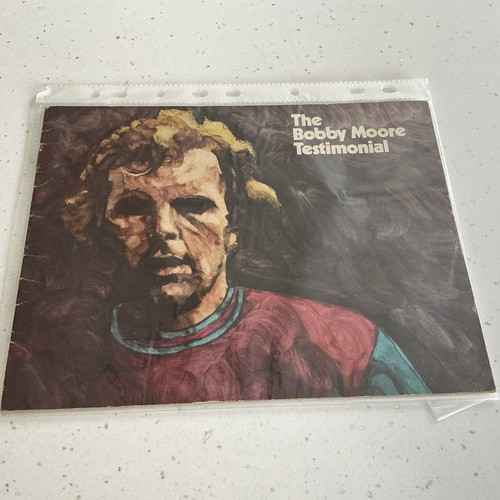 Bobby moore testimonial - testimonial,