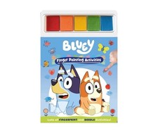 Bluey Finger Painting Book Perfect Gift Kids Play Art Craft