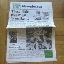 Green Shield Stamps Newsletter