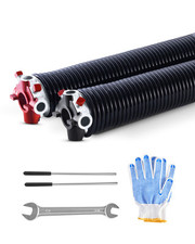 VEVOR Garage Door Torsion Springs Pair of 0.25 x 2 x 31 inch with Winding Bars