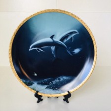 Children of the Sea Plate Wyland Great Mammals of the Sea Collection Hamilton