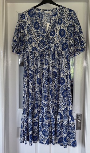 Fab zara blue white - zara,