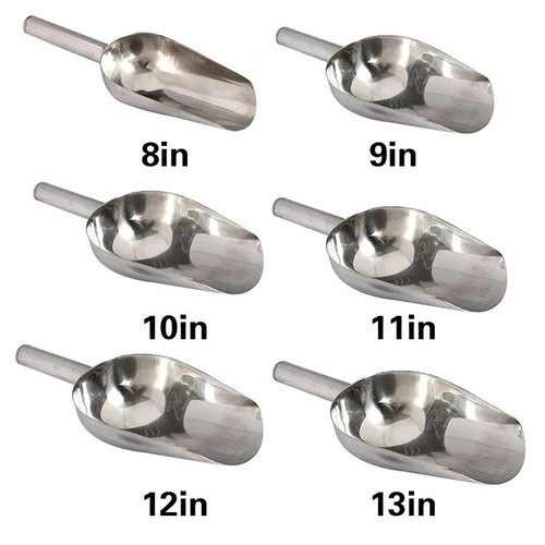 Metal scoop stainless steel - metal, stainless-steel