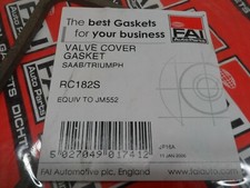 FAI OE Quality Valve Cover Gasket Rocker Cover Gasket for Triumph TR7 1975-81