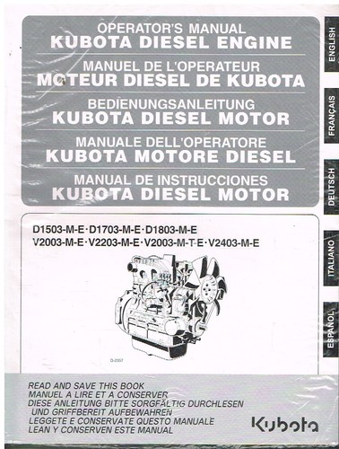 Kubota d1503 d1703 - d1503, v2003