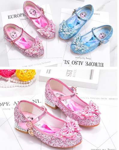 New princess shoes kids elsa - new,