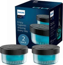 Philips Quick Clean Pod Replacement Cartridge for Electric Shaver 2 Pack CC12/50