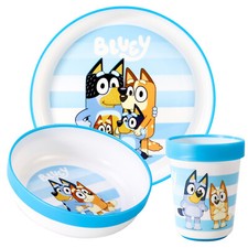 Bluey 3pcs Bicolor Kids Dinner