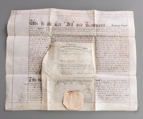 Vellum manuscript 1887 - vellum,