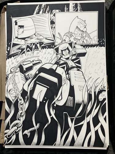Original comic art - comic,