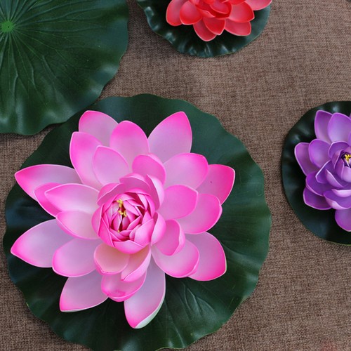 Reusable simulated water lily - reusable,