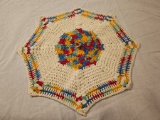 Vintage Hand Knit Octagonal