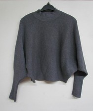 Zara Grey Womens Batwing Short