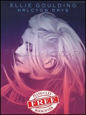 Ellie Goulding Halcyon Days Piano Music Book plus Key Signature Bookmark