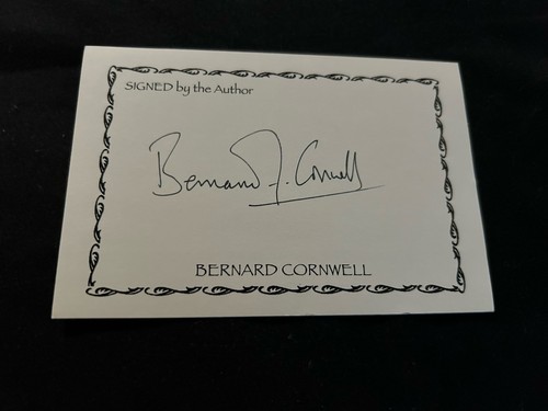 Author bernard cornwell signed - bernard,
