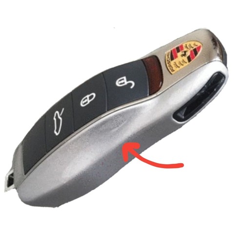 Key fob case cover - fob, silver