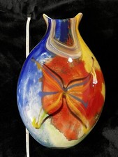 Murano Like Vase 13x9x2 Glass