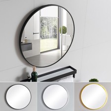 Large Glass Mirror Round Wall