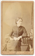 CDV Carte de Visite East Sussex Brighton Henry Spink photo 109 Western Road Lady