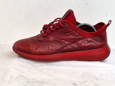 Ecco Ladies comfort trainers Yak Leather Red-Burgundy UK 6 EU 39