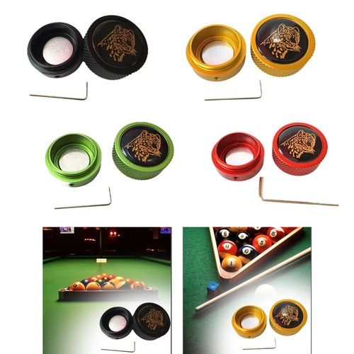 Pool cue chalk holder aluminum - pool,