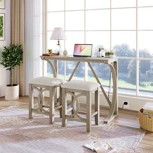 3pcs counter height dining - 3pcs,