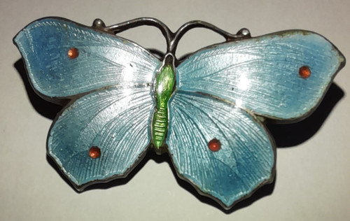 Antique silver and enamel - silver,