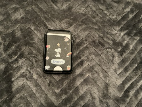 Snoopy magnetic card holder - snoopy,