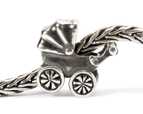 Authentic baby buggy trollbead - buggy,
