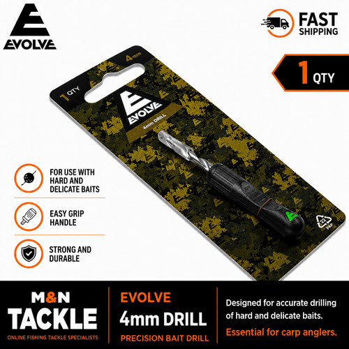 Evolve tackle bait drill 4mm - evolve,