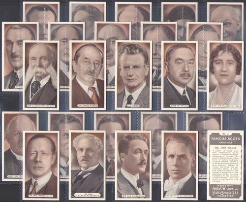 Ardath full set famous - famous, scots