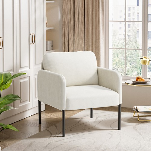Velvet accent chair - velvet, w/
