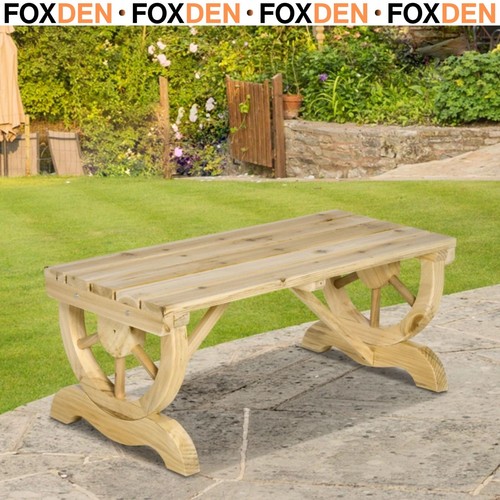 Person garden bench - 2-person, rustic
