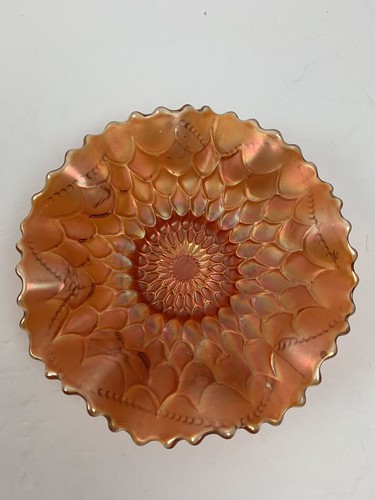 Dugan carnival glass bowl - carnival,
