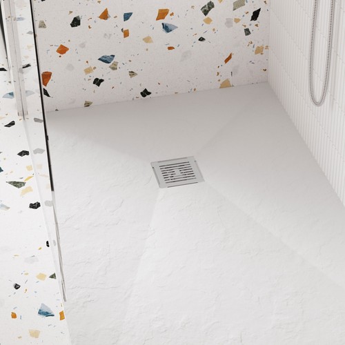 Nuie square 90mm shower tray - nuie,