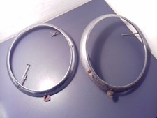 VW Classic Beetle+T2 Split Bus Van pre-1967 Sloping Headlight L+R Surround Trims