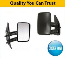 Fiat Ducato Door Wing Mirror Outside Manual Textured Long Arm Right 1994-1999