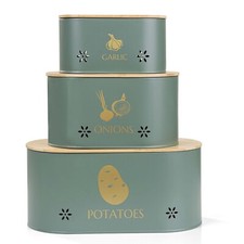 Vegetable Storage Tins for