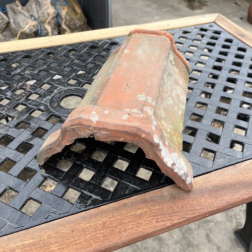 Reclaimed half round ridge - half,