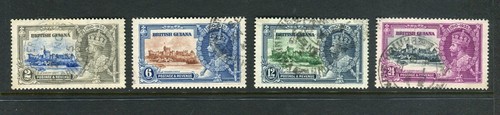 British guiana kgv 1935 silver - british,